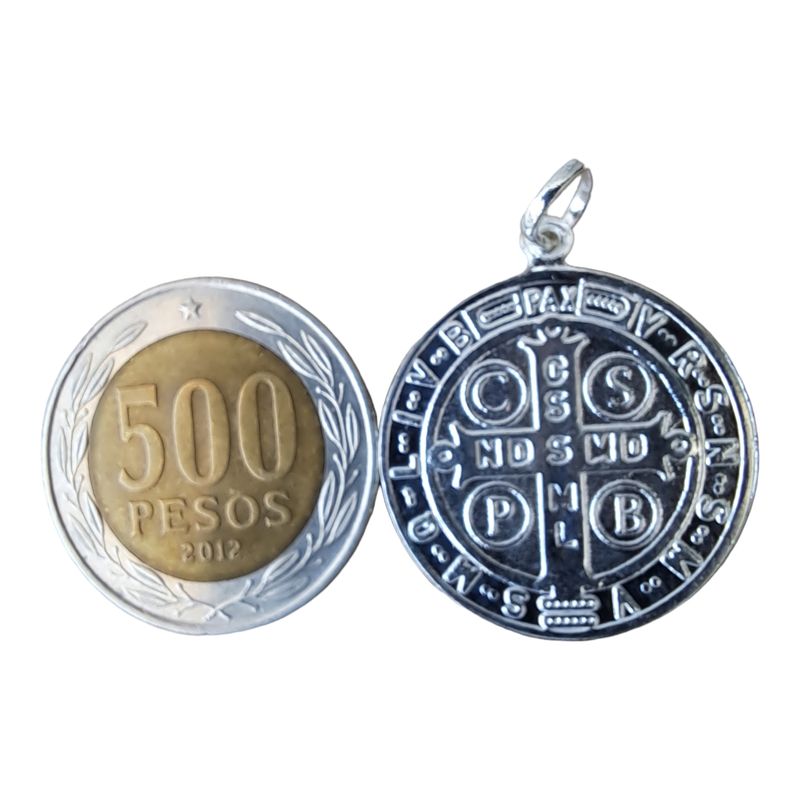 GENERICO - Medalla san benito grande hombre y mujer regalo