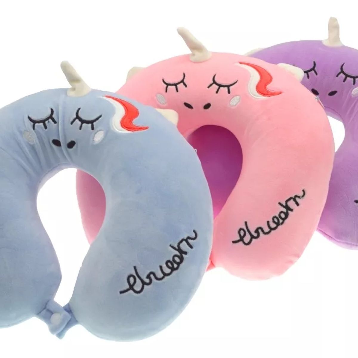 GENERICO - Cojín Para Cuello Cervical Almohada Para Viaje Unicornio