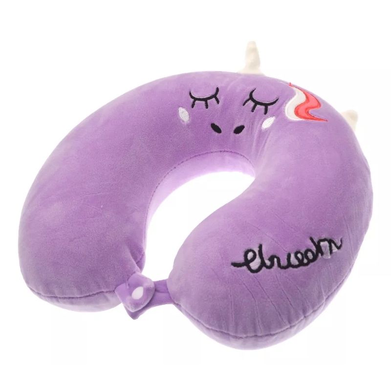 GENERICO - Cojín Para Cuello Cervical Almohada Para Viaje Unicornio.