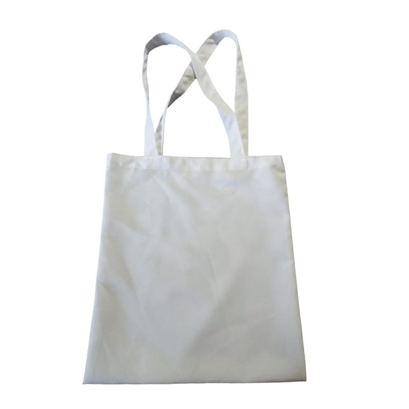 GENERICO - Bolsa biestrech 21x27 cm para sublimar pack 10 unids con dos asas