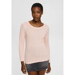 ESPRIT - Polera De Punto Manga Larga Mujer