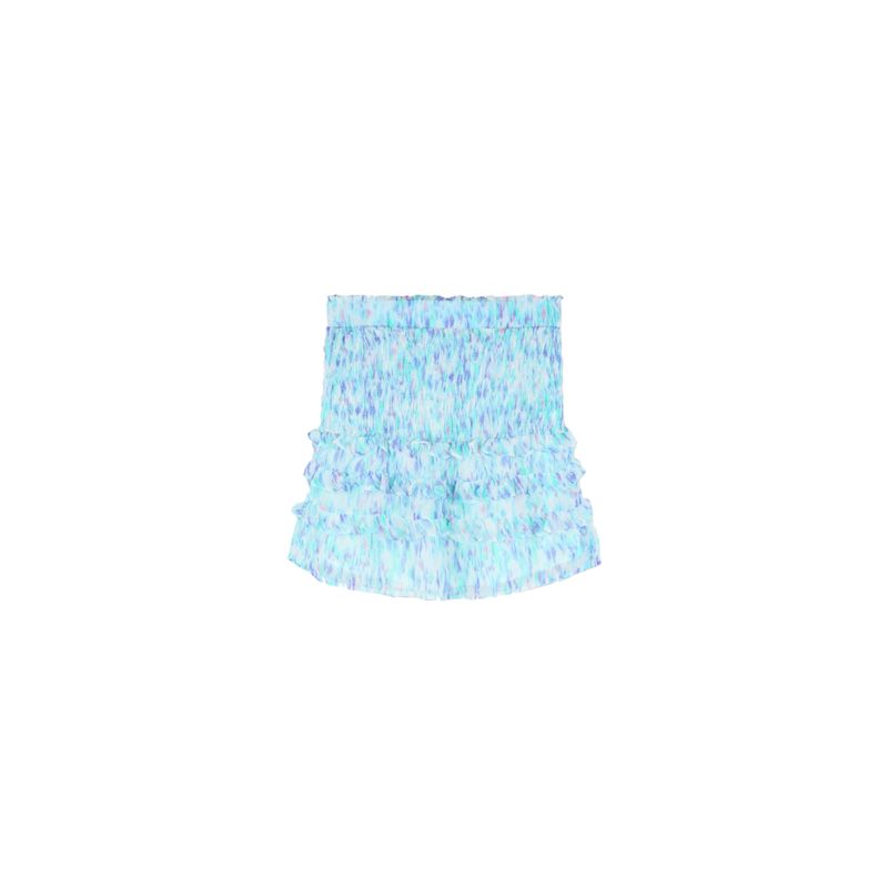 SCALPERS - Falda Mini Volantes Blue