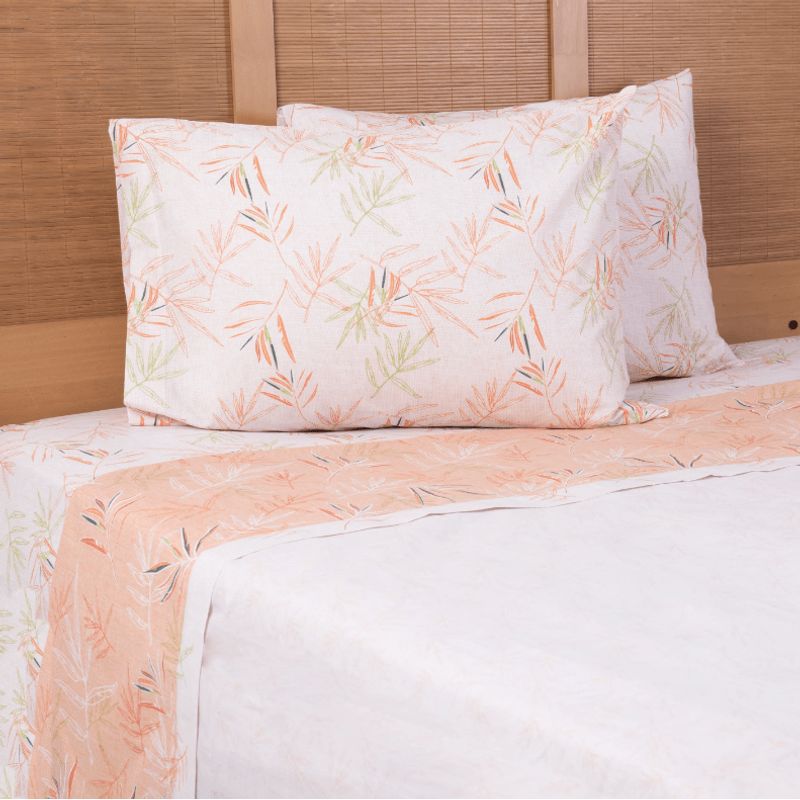 MASHINI - Sábana King 144 Hilos Estampada Ferrara
