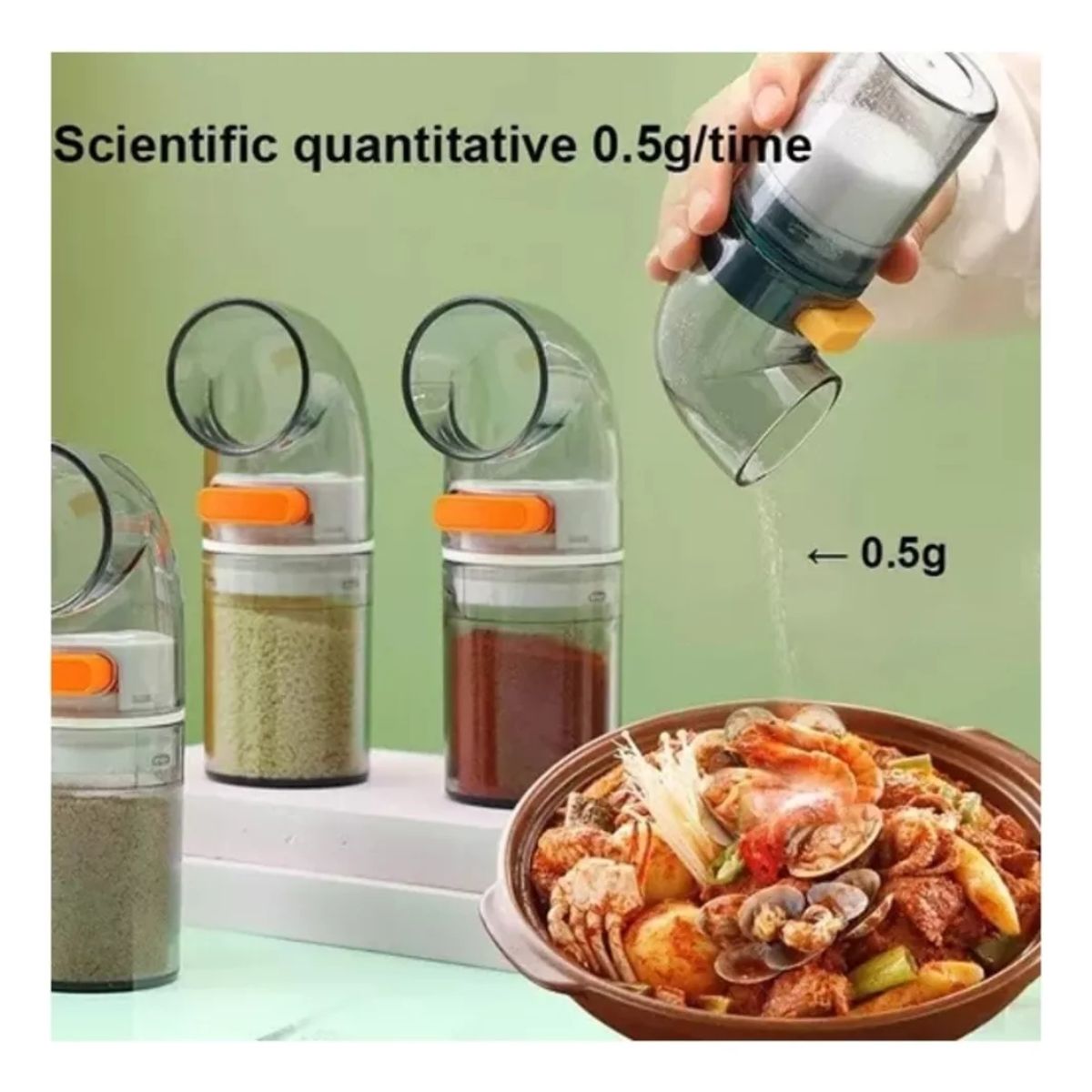 OEM - Botellas Dispensador De Especias Azucar Sal Salsas