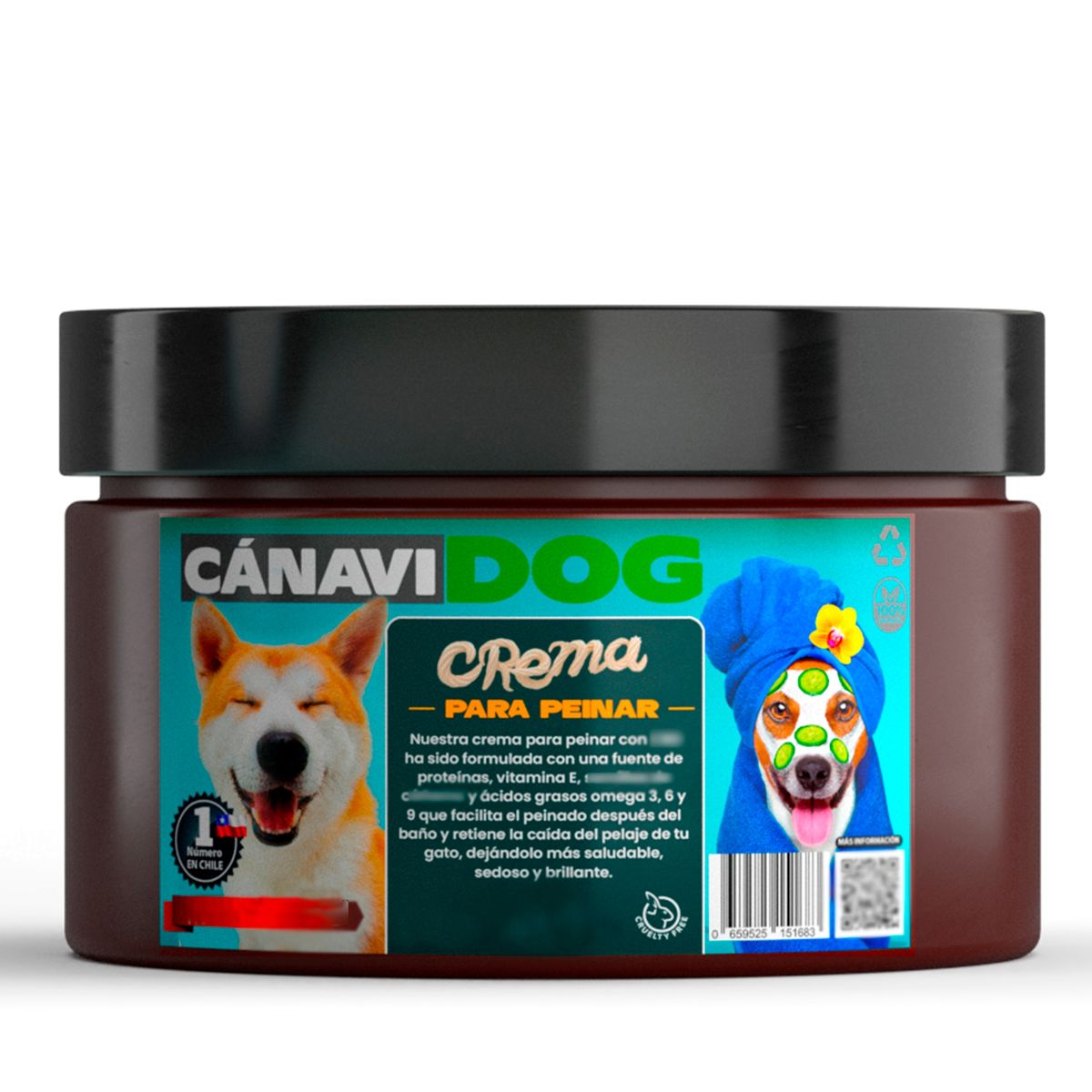 CANAVILAYER - CANAVIDOG crema peinado cola de caballo