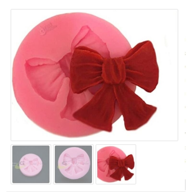 GENERICO - Molde Para Fondant Silicona Forma Lazo