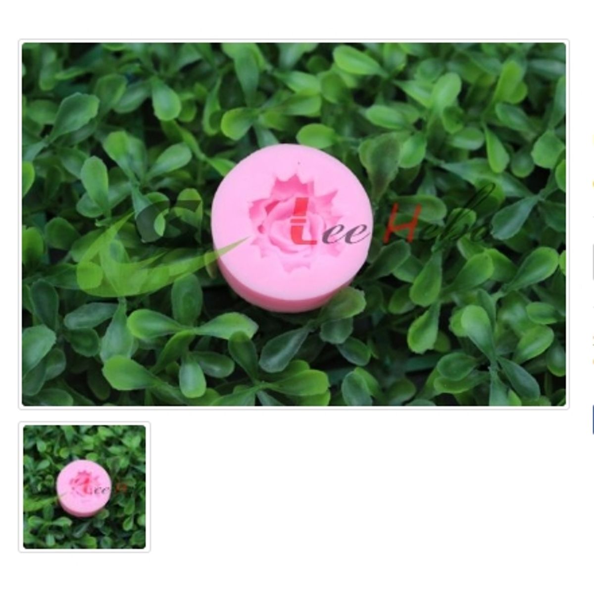 GENERICO - Molde Para Fondant Silicona Forma Rosa Molde