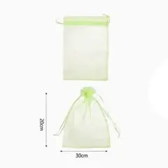 GENERICO - Bolsa de Organza Verde