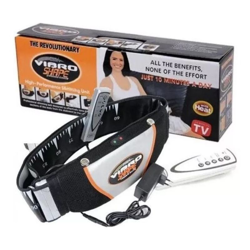 GENERICO - Cinturón Vibro Shape Tonificador Profesional Fitness