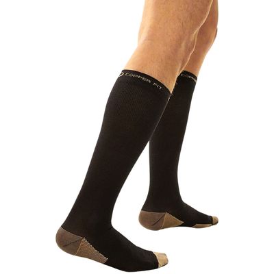 Imagen 2 del producto Pack 2 Pares Calcetas Compresión, Fibra De Cobre, Varices 872