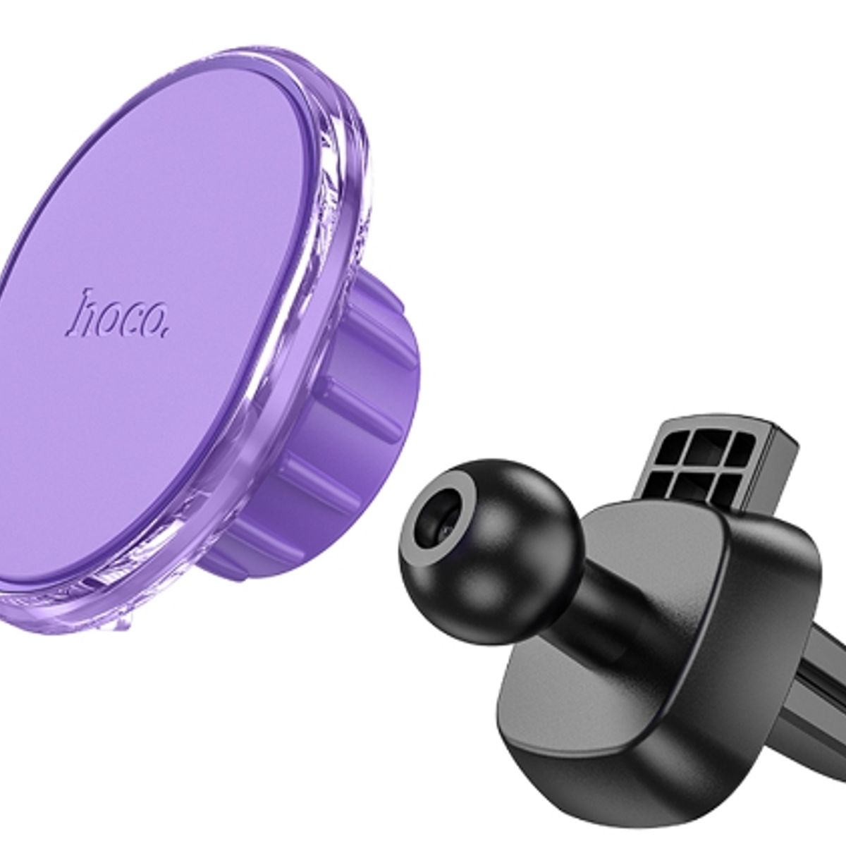 HOCO - Soporte de Auto Hoco H1 Crystal Magnetico de rejilla Morado