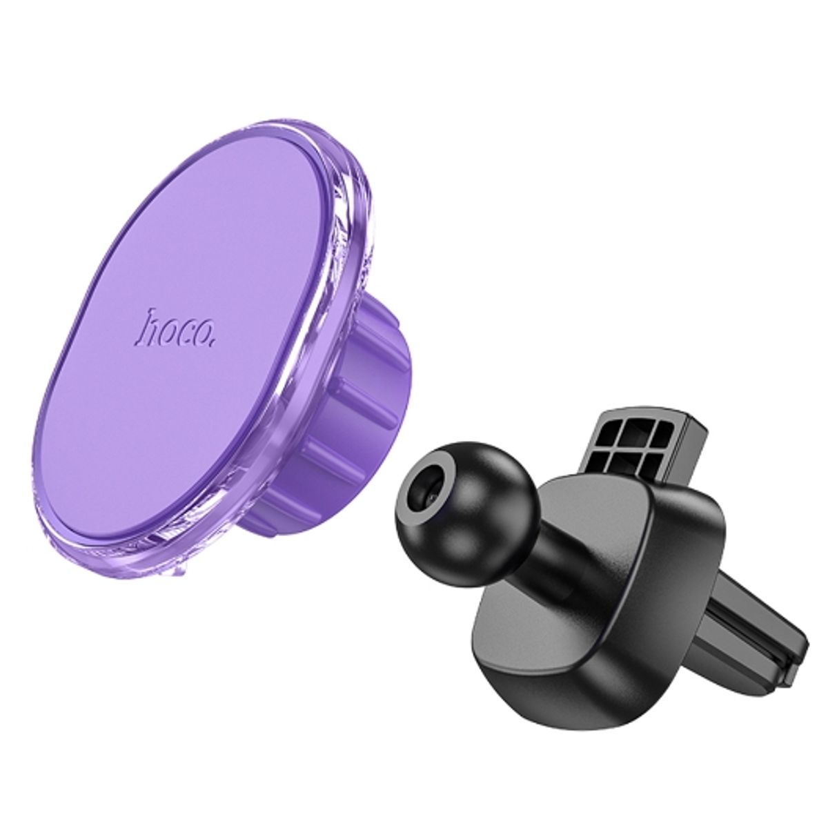 HOCO - Soporte de Auto Hoco H1 Crystal Magnetico de rejilla Morado