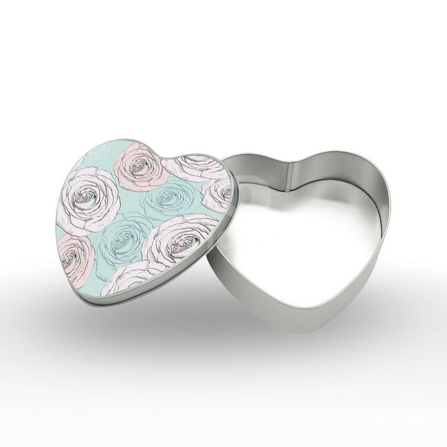 GENERICO - Caja corazón Flores CC9