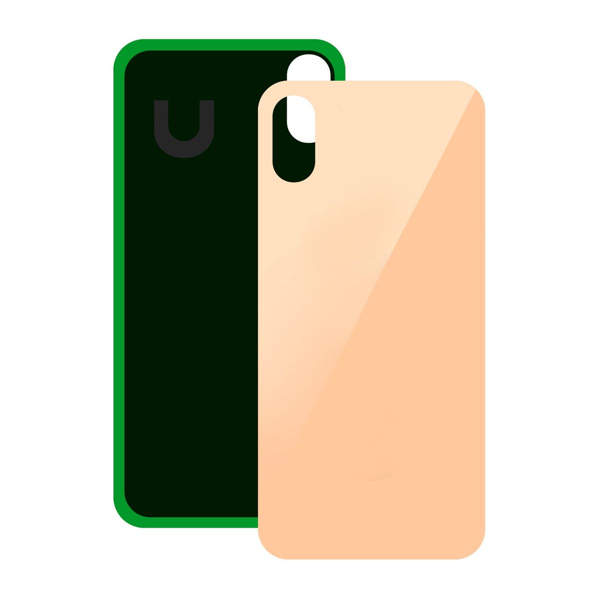 GENERICO - Tapa Trasera Para Iphone X / XS Protege y Renueva