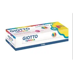 GENERICO - Tempera Giotto Multicolor 12 Unidades