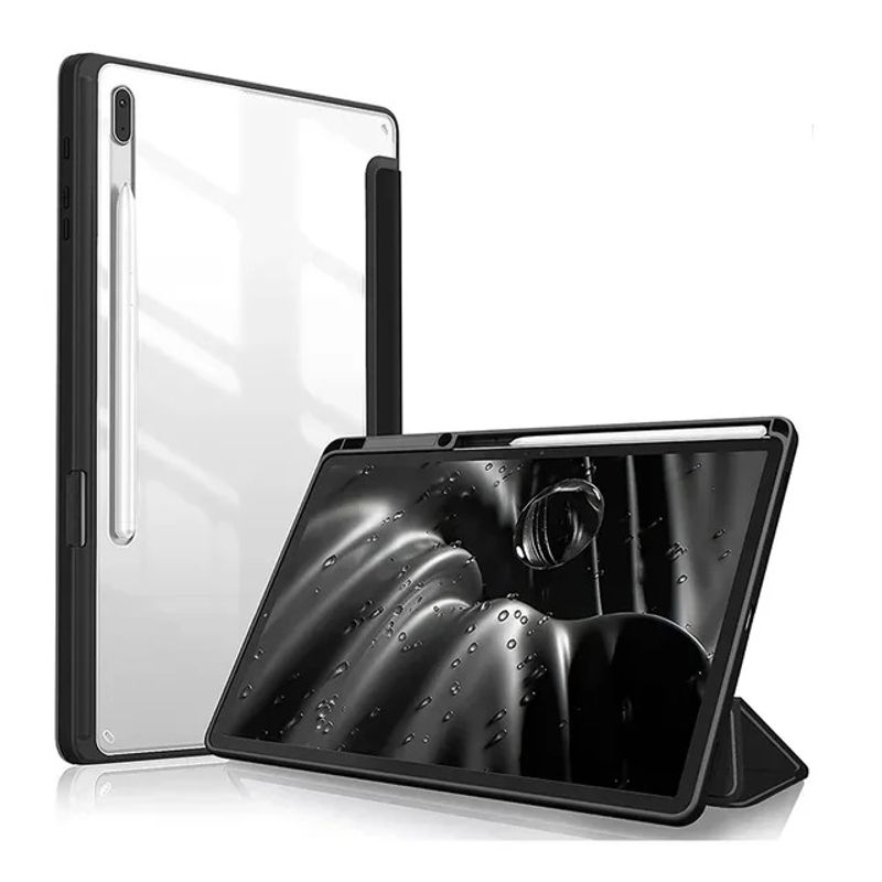 GENERICO - Carcasa Funda Compatible Con Samsung Galaxy Tab S9  S9 Fe Negro