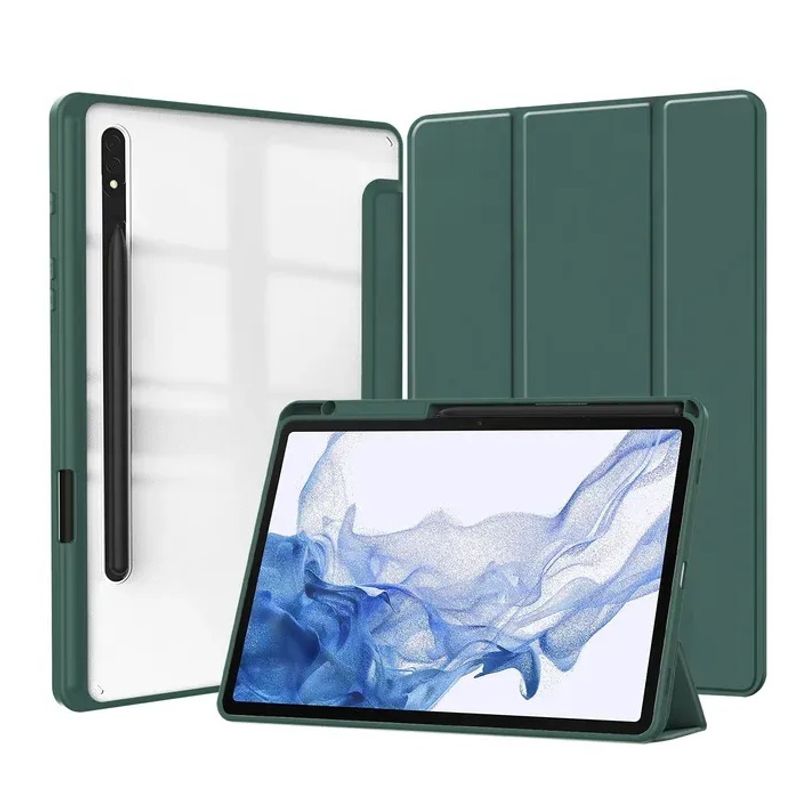 GENERICO - Carcasa Funda Compatible Con Samsung Galaxy Tab S9  S9 Fe Verde
