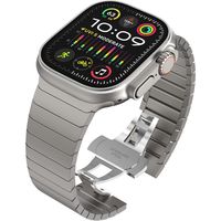 Correa Metalica Para Apple Watch Titanio 42 44 45 46 49mm