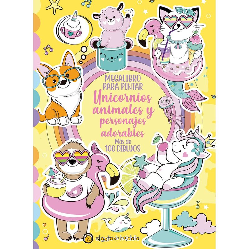 EDITORIAL GUADAL - Libro Megalibro P/ Pintar Unicornios