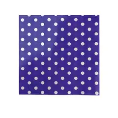 GENERICO - Servilletas Diseño Puntos Color Blanco Azul