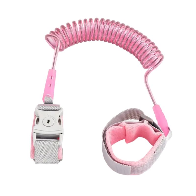 GENERICO - Pulsera Correa Seguridad Anti Perdida Rosado