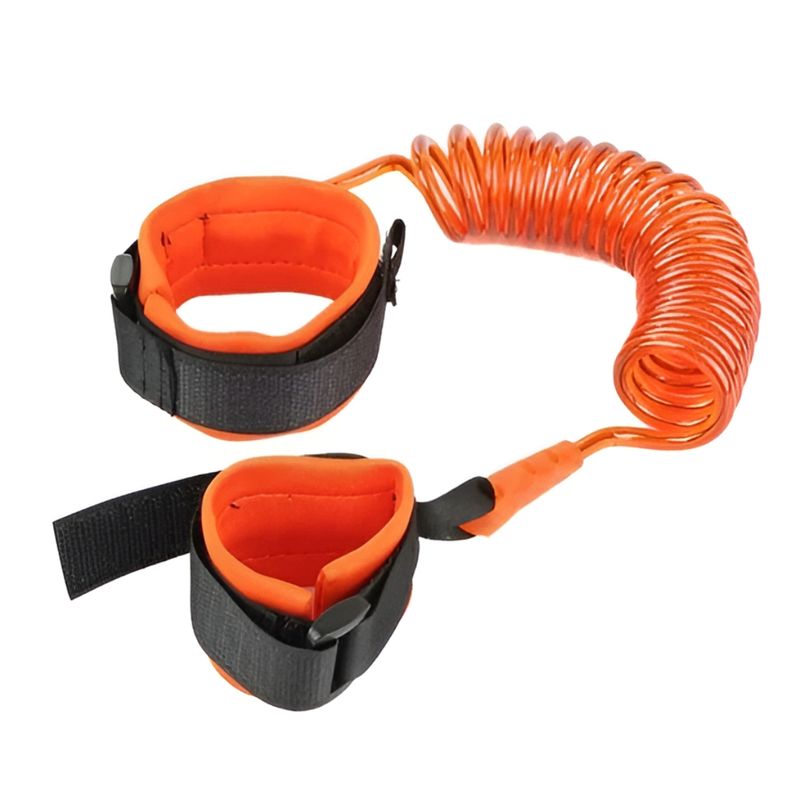 GENERICO - Pulsera Correa Seguridad Anti Perdida Naranjo