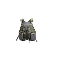 GENERICO - Chaleco De Caza O Pesca Con Mochila Y Salvavidas
