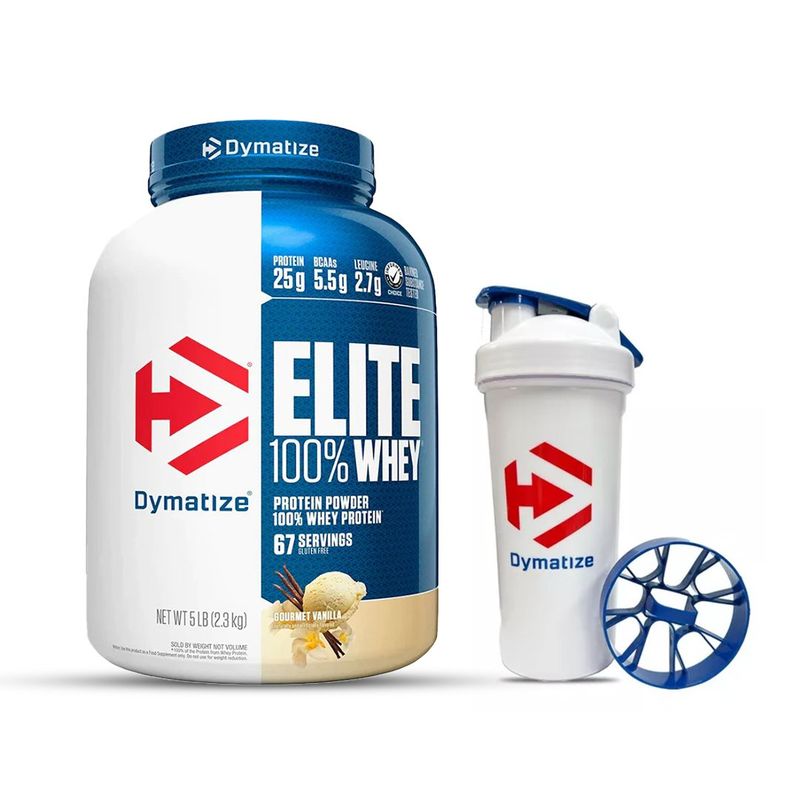 DYMATIZE - Elite 100 Whey Protein Dymatize 5Lb Vainilla.