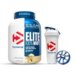DYMATIZE - Elite 100 Whey Protein 5Lb Vainilla.