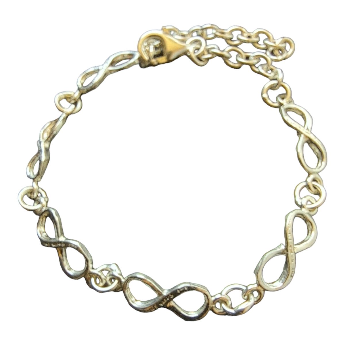 GENERICO - Pulsera Infinito Plata 925 Símbolo Amor Promesa