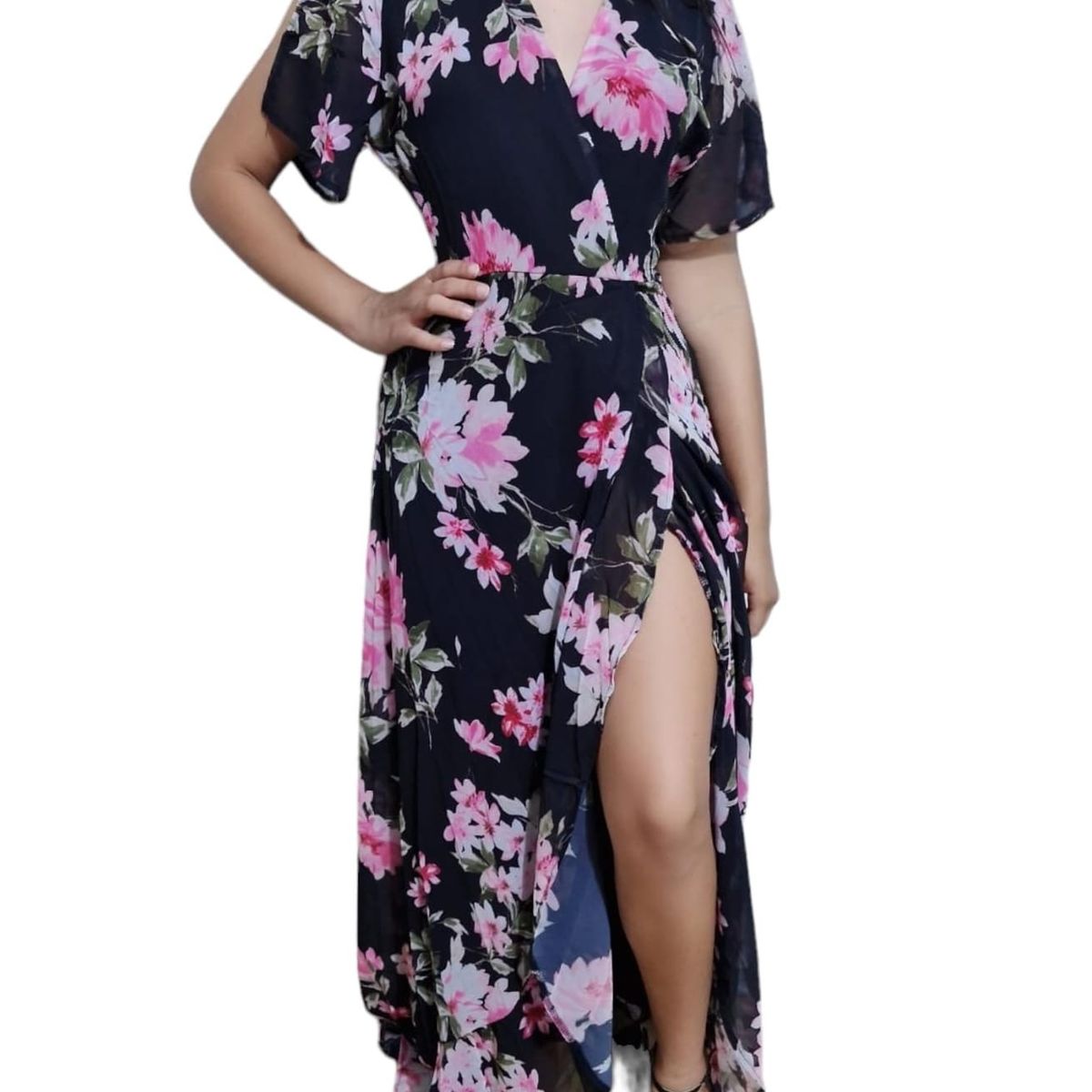 LUNA - Maxi Vestido Mujer Floreado Solange