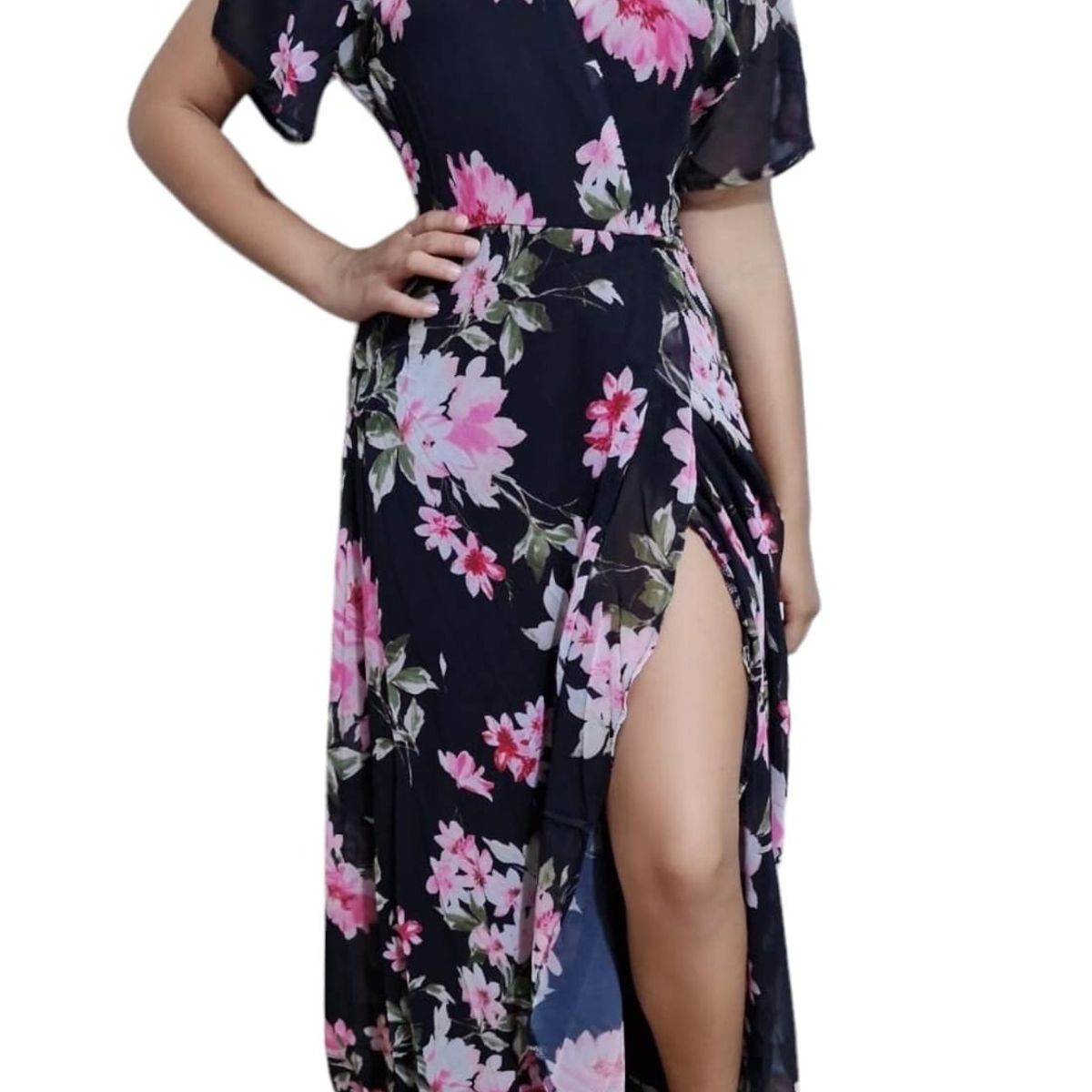LUNA - Maxi Vestido Mujer Floreado Solange