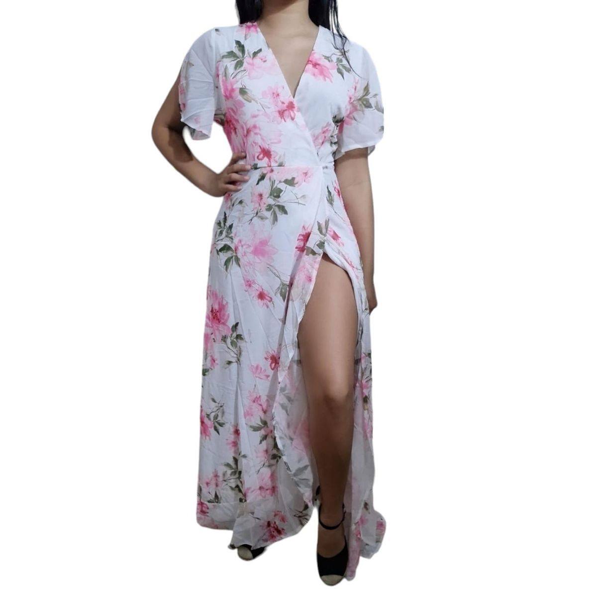 LUNA - Maxi Vestido Mujer Floreado Solange