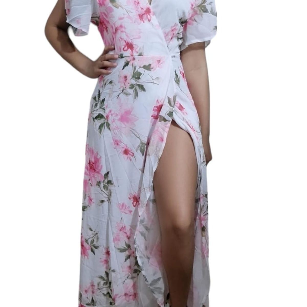 LUNA - Maxi Vestido Mujer Floreado Solange