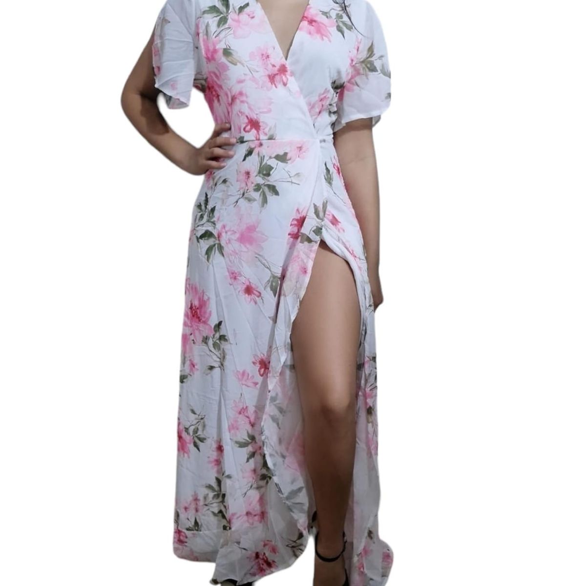 LUNA - Maxi Vestido Mujer Floreado Solange