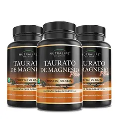 NUTRALIFE - Taurato De Magnesio Plus + Taurina + Vitamina B6 Lf 270 Caps 3x90.