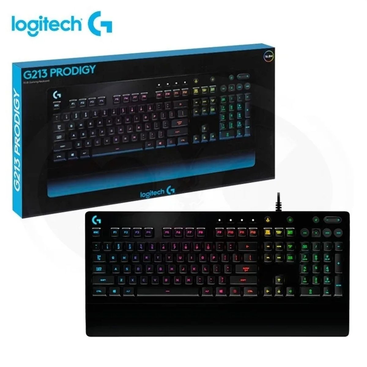 LOGITECH - Teclado Gamer Logitech Prodigy G213 Lightsync Rgb
