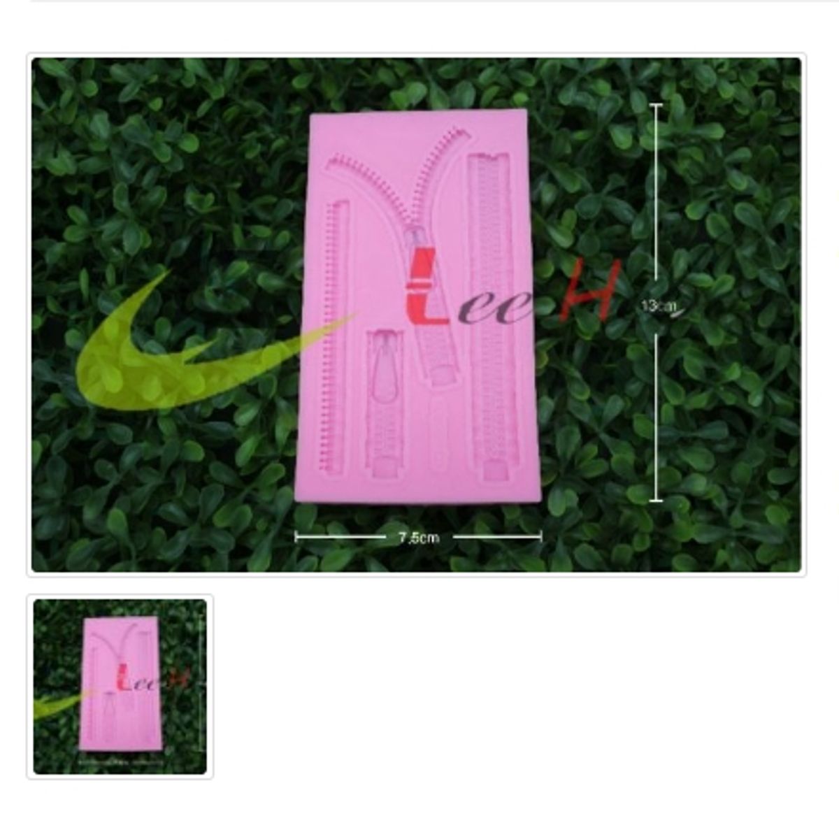 GENERICO - Molde Para Fondant Silicona Forma Cierres