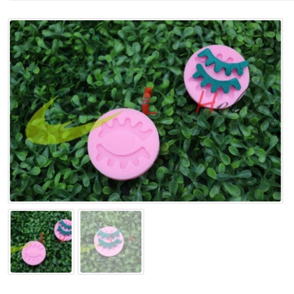 GENERICO - Molde Para Fondant Silicona Forma Pestañas