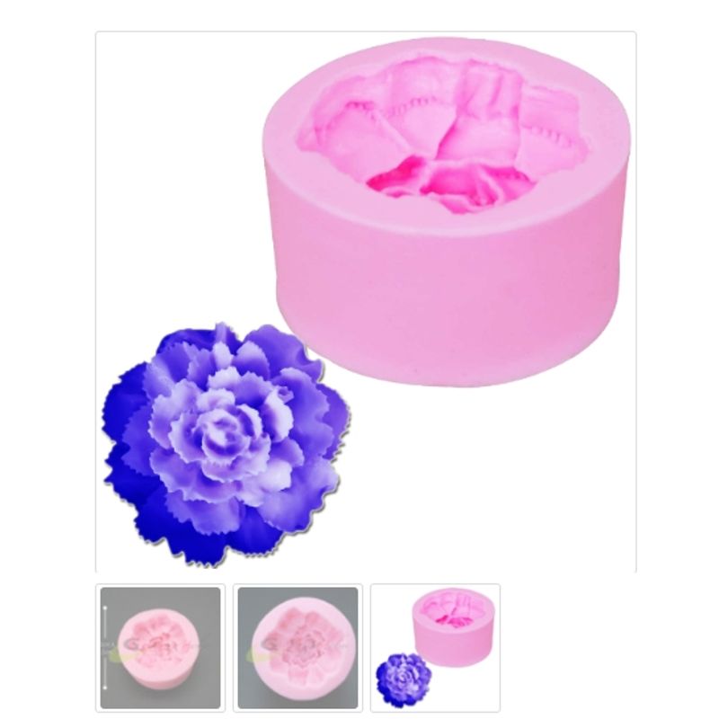 GENERICO - Molde Para Fondant Silicona Forma Flor