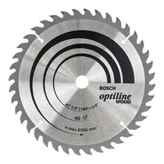 BOSCH - Disco Sierra Circular Optiline 7 1/4" de 40 dientes