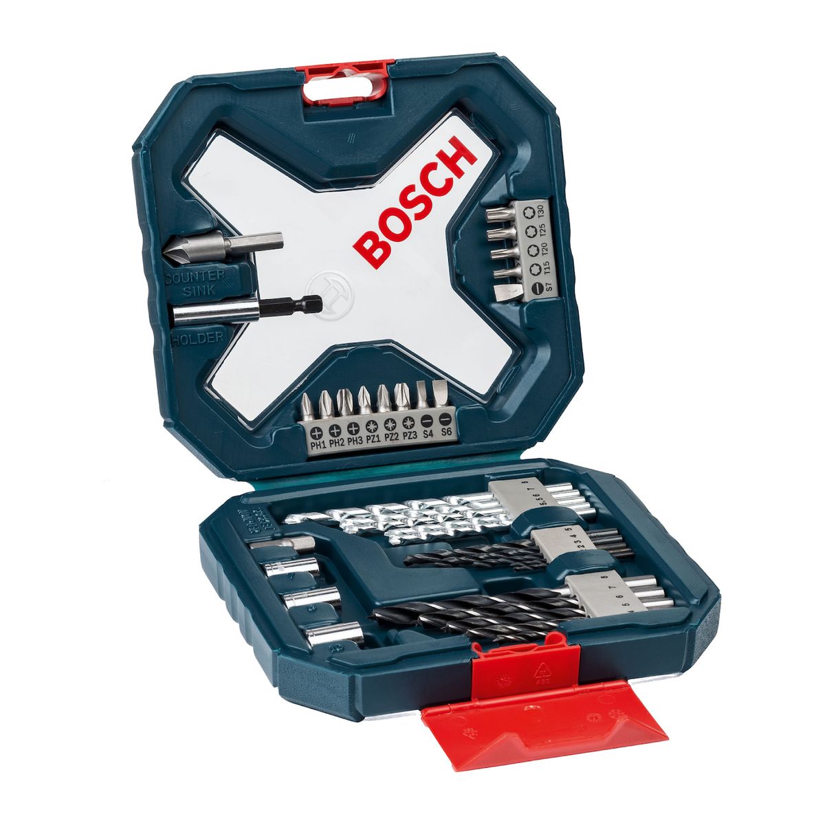 BOSCH - Set Puntas y Brocas Bosch X-Line 34 unidades