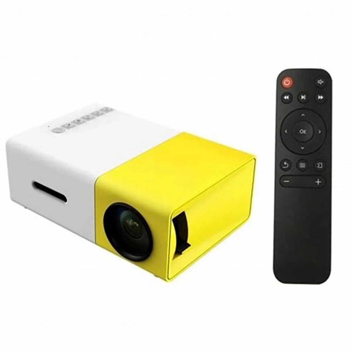 GENERICO - Mini Proyector Led Hd Portátil Av Hdmi Lcd  Control Remoto