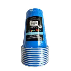 GENERICO - Vasos Plasticos 500 Ml 10 Unidades Color Celeste