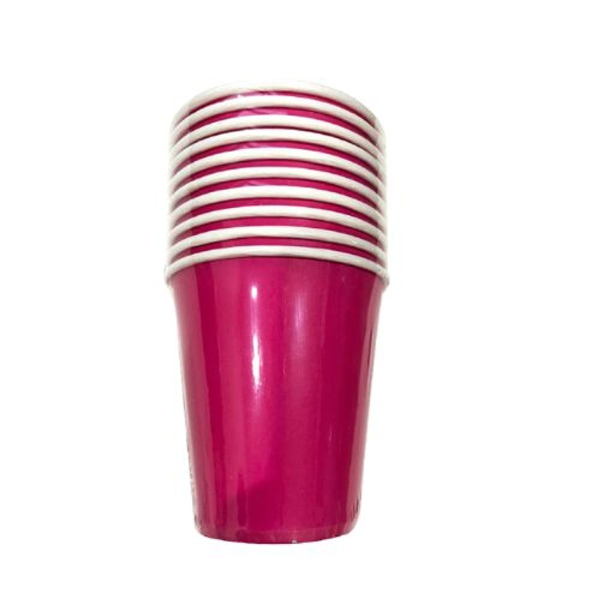 GENERICO - Vaso Material Papel Color Violeta 10 Unidades