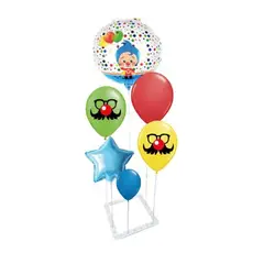 GENERICO - Centro De Mesa Diseño Plim Plim Varios Colores Globos