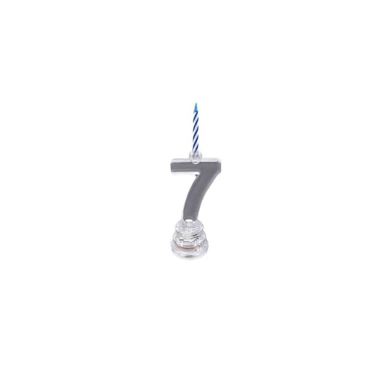 GENERICO - Vela De Numero 7 Luminosas 13cm