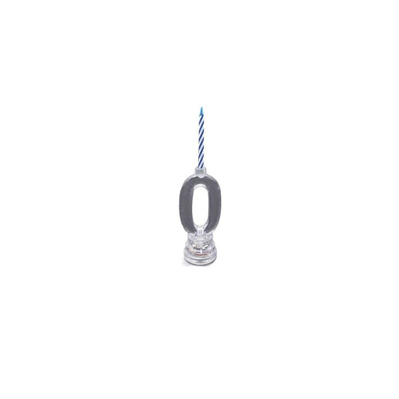 GENERICO - Vela De Numero 0 Luminosas 13cm