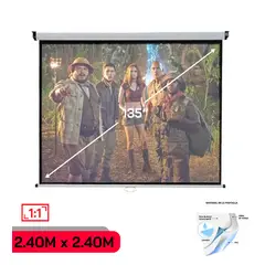 MALIK - Telon Mural 240mx240m 11 para proyector Benq LH730
