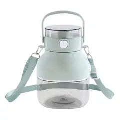GENERICO - Mini Licuadora Con Tapa Vaso Exprimidor Usb